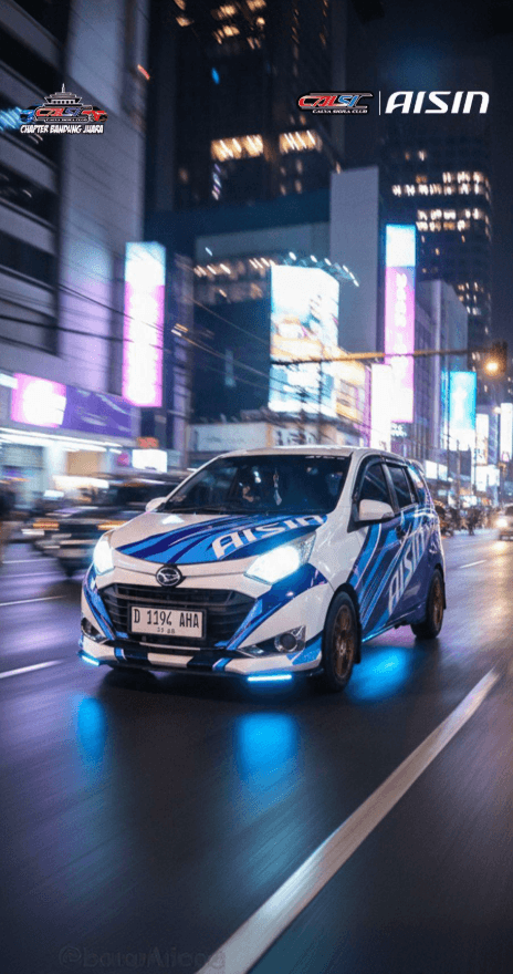 AISIN-branded vehicle