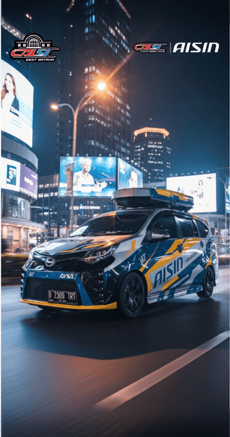 AISIN-branded vehicle