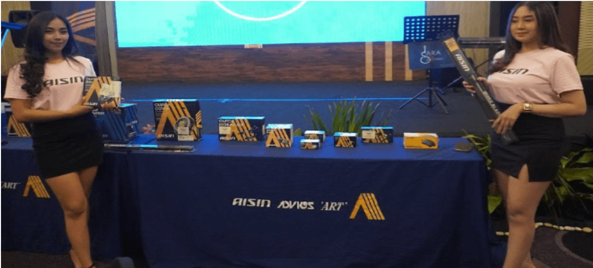 AISIN booth